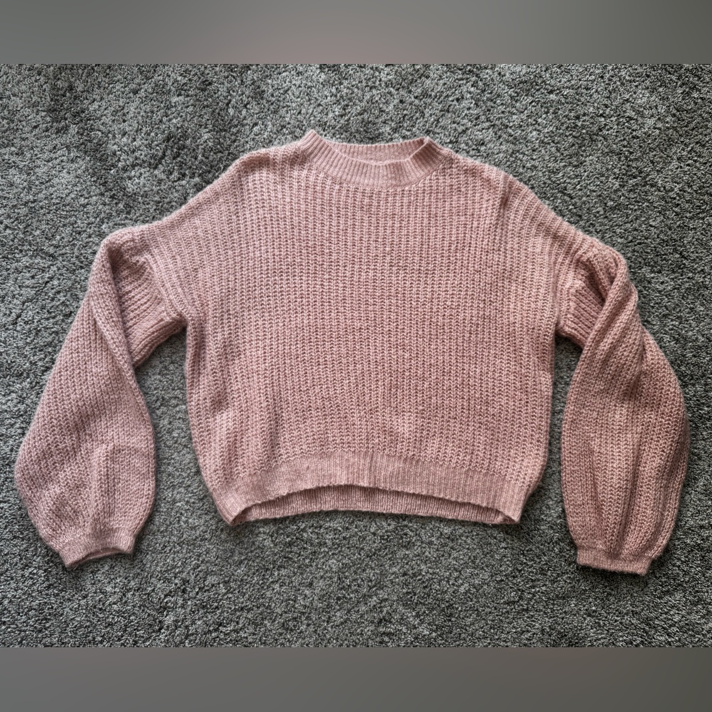 shein crew neck knit sweater